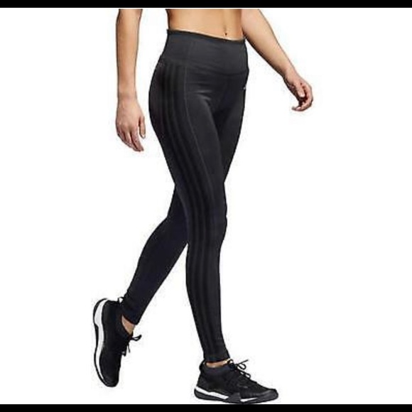 adidas 3 stripe climalite leggings